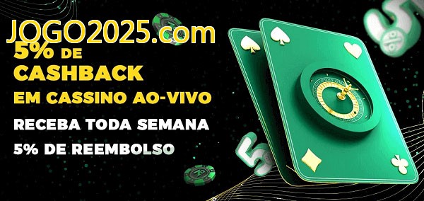 Promoções do cassino ao Vivo JOGO2025.com